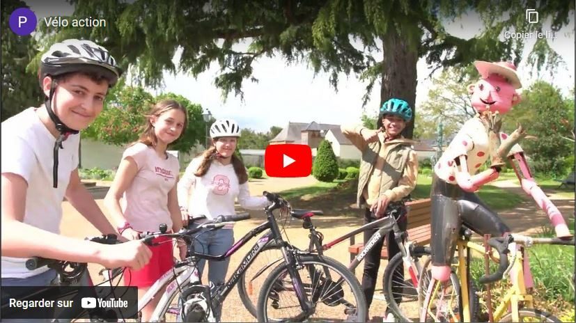 « Vélo action ! « Court métrage de 9 collégiens de GENEVOIX.
